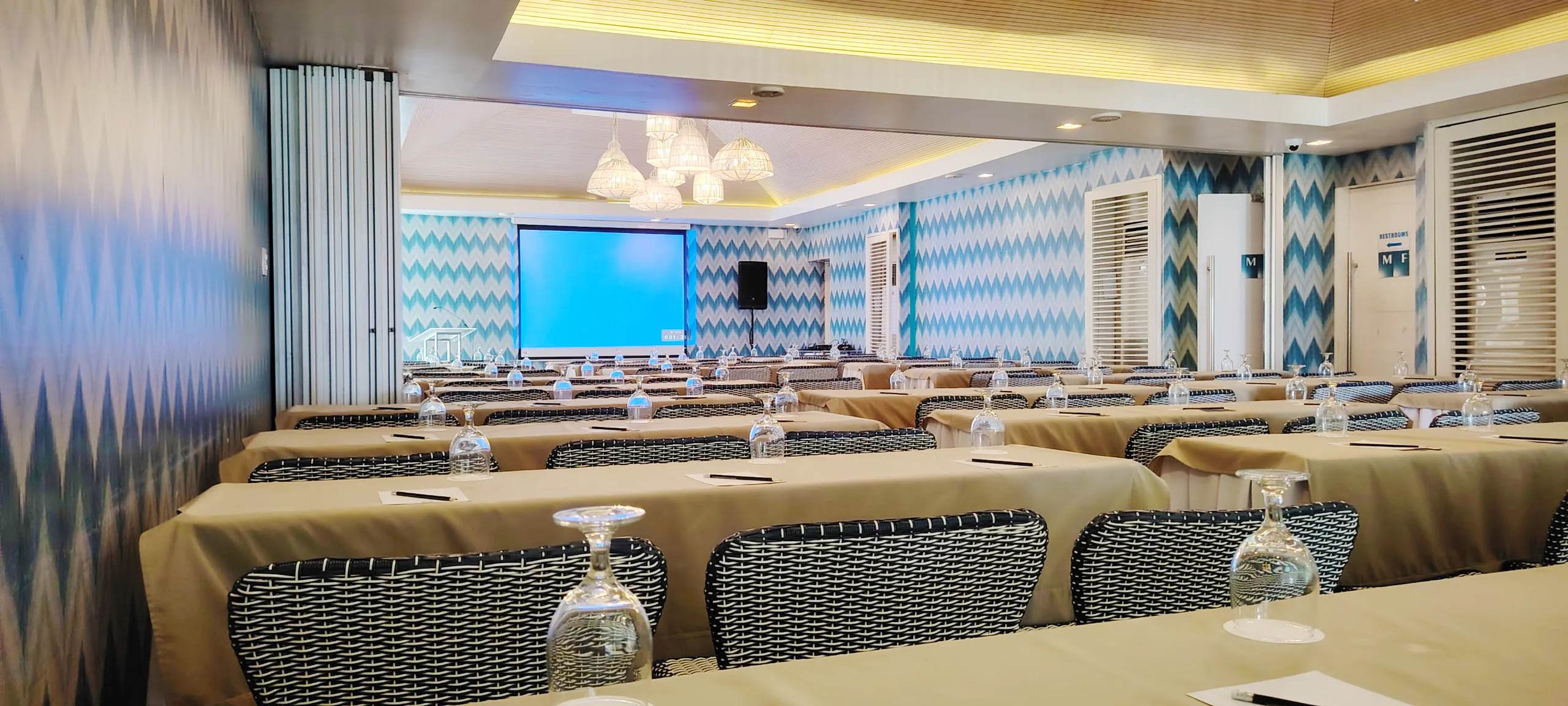 Cerulean Blue Hall function space