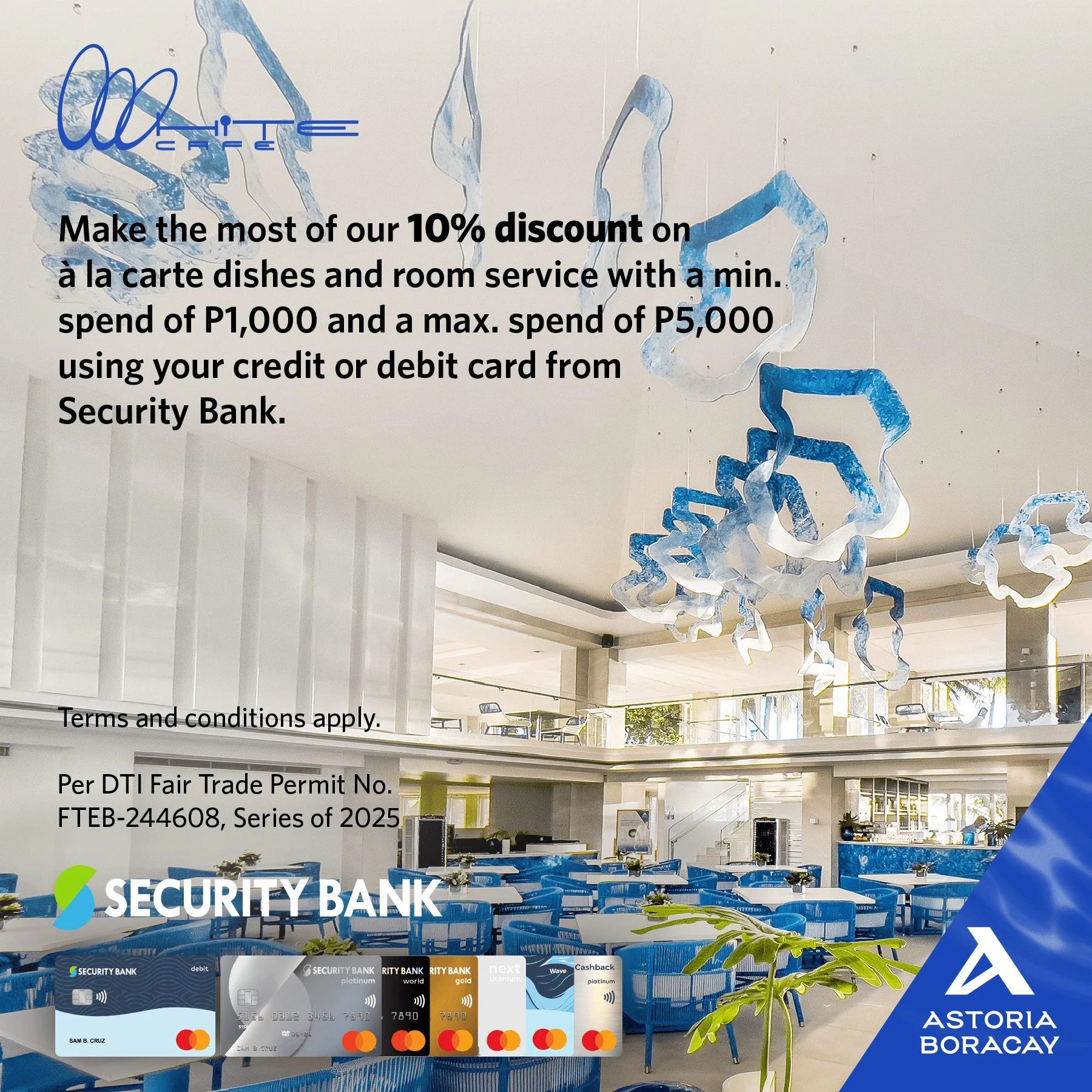 White Cafe – Security Bank Promo