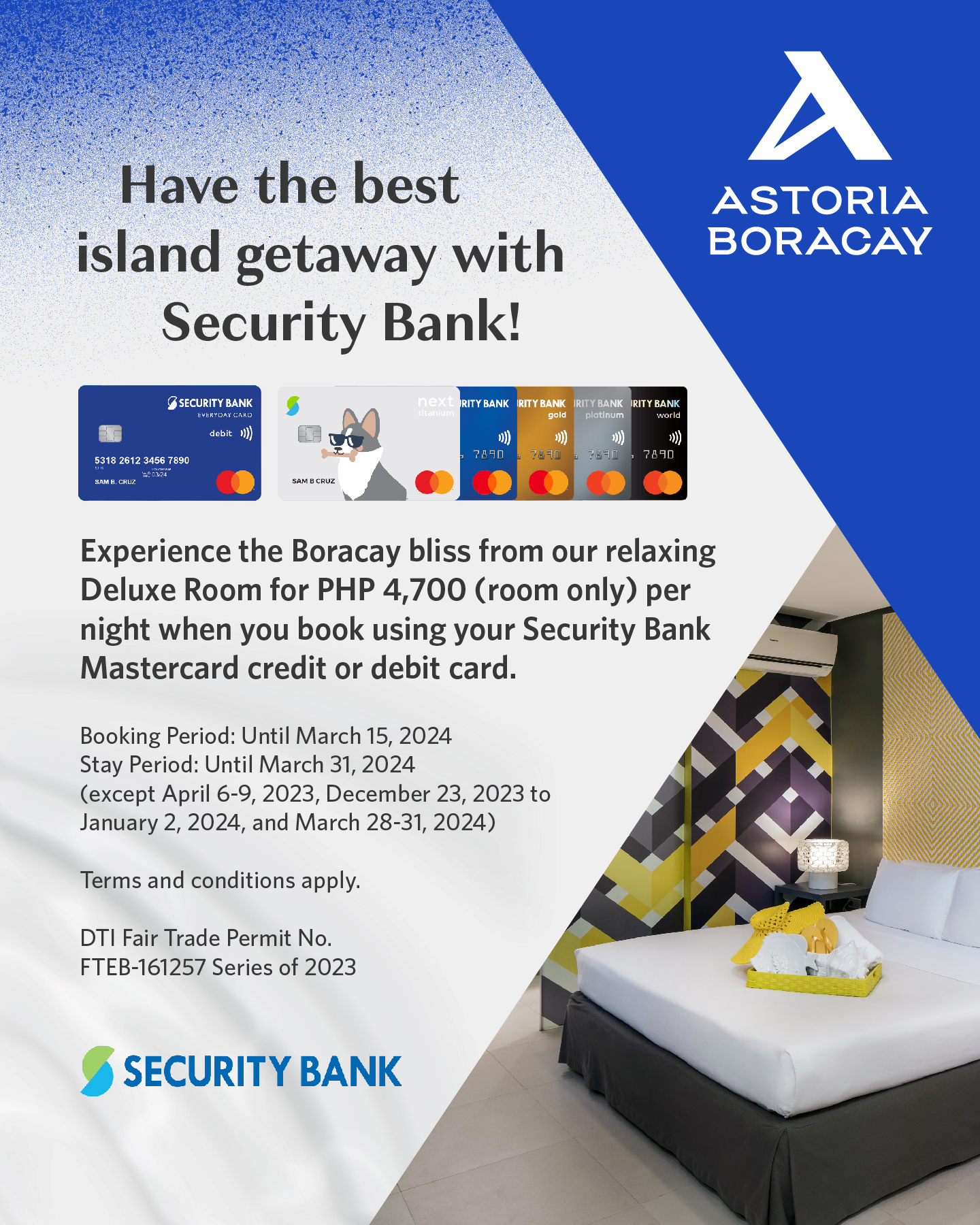Security Bank Promo Astoria Boracay